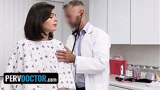 Naughty Teen Dharma Jones Rides The Doctor's Fat Fat Dick Down Cure Their way Back Ache - Perv Doctor